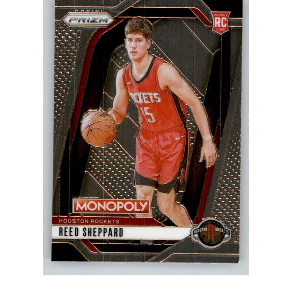 2024-25 PANINI PRIZM NBA MONOPOLY #72 REED SHEPPARD HOUSTON ROCKETS
