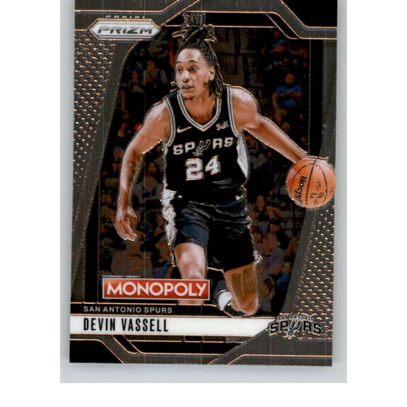 2024-25 PANINI PRIZM NBA MONOPOLY #74 DEVIN VASSELL SAN ANTONIO SPURS