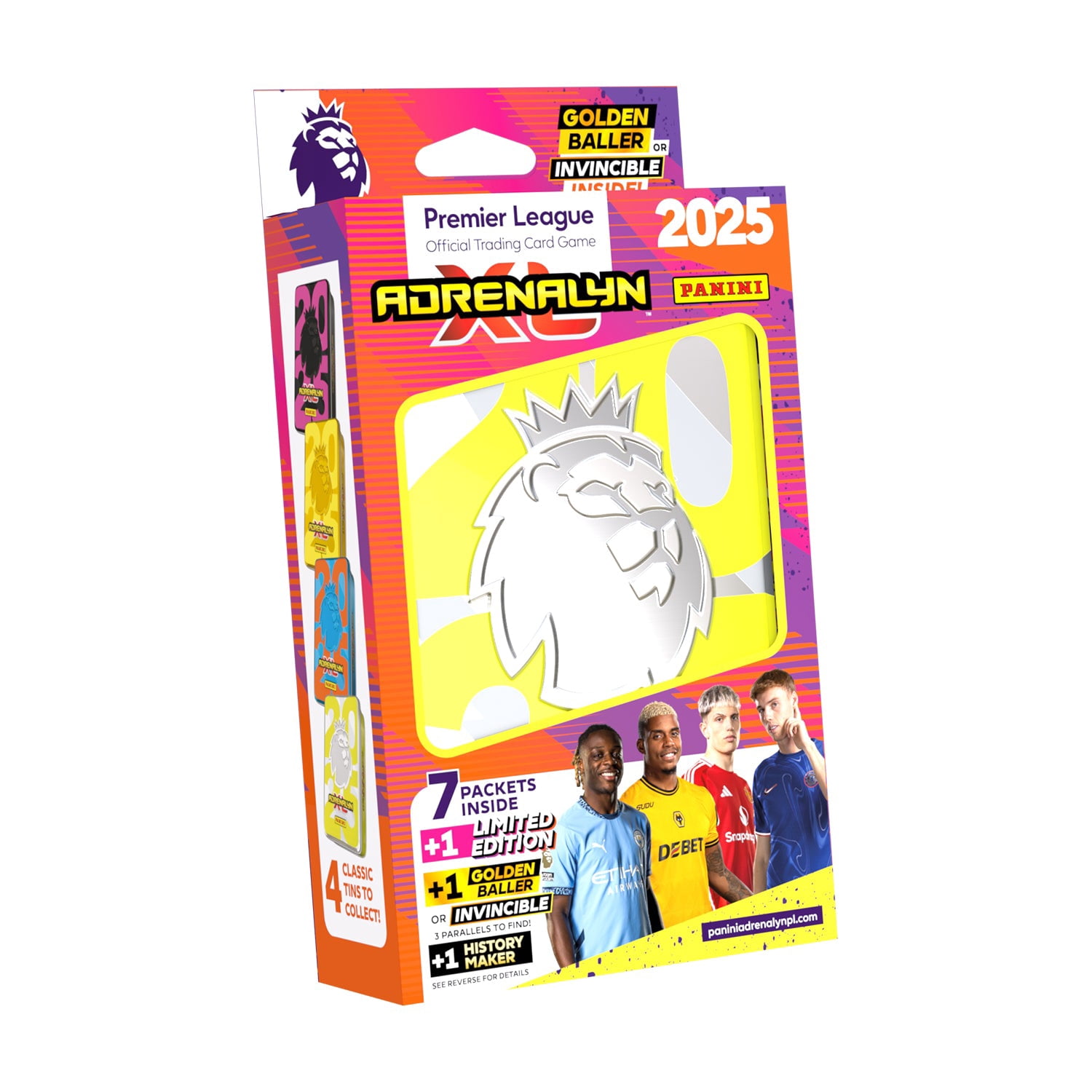 2024-25 Panini Adrenalyn XL Premier League Cards - Yellow Mega Tin (59 Cards  + 3 LE) - Walmart Business Supplies