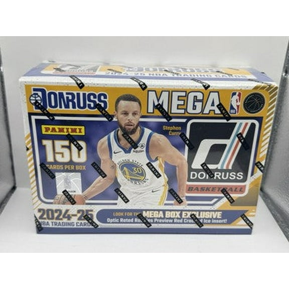 2024-25 Panini Donruss Basketball Mega Box - Red Cracked Ice - Factory Sealed
