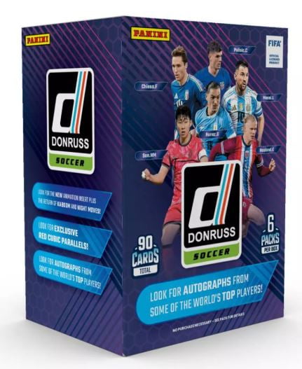 2024-25 Panini Donruss Soccer Trading Card Factory Sealed Blaster Box