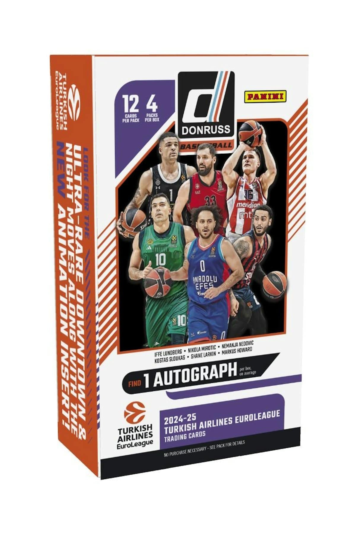 2024-25 Panini Donruss Turkish Airlines EuroLeague Basketball Hobby Box