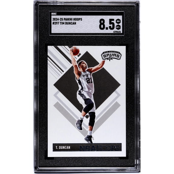 2024-25 Panini Hoops Tribute Tim Duncan #297 SGC 8.5