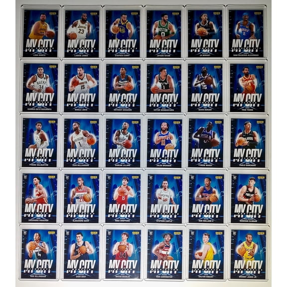 2024-25 Panini Instant My City NBA Complete 30 Card Basketball Set 1/268