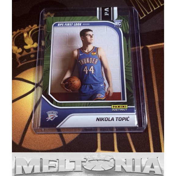 2024-25 Panini Instant NBA RPS First Look Nikola Topi #RPS-12 Jungle SN RC
