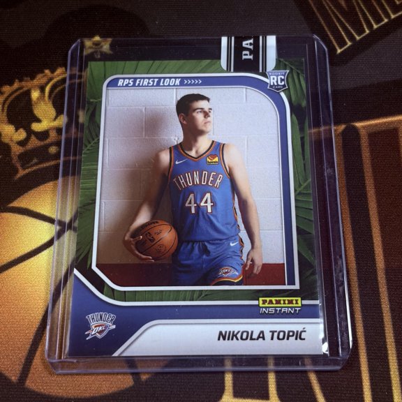 2024-25 Panini Instant NBA RPS First Look Nikola Topi #RPS-12 Jungle SN RC