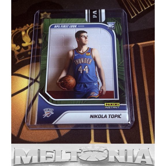 2024-25 Panini Instant NBA RPS First Look Nikola Topi #RPS-12 Jungle SN RC
