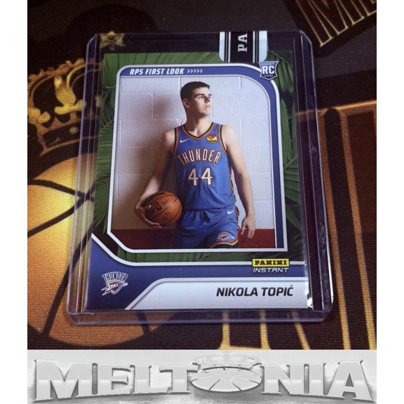 2024-25 Panini Instant NBA RPS First Look Nikola Topi #RPS-12 Jungle /25 SN RC