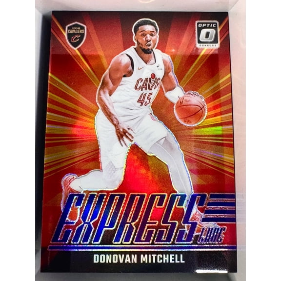 2024-25 Panini Optic Donovan Mitchell Cleveland Cavaliers Purple Trading Card