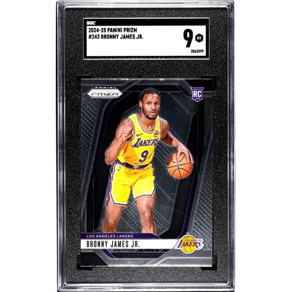 2024-25 Panini Prizm #243 Bronny James Jr. SGC 9