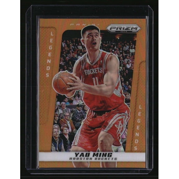 2024-25 Panini Prizm Deca Basketball Card Yao Ming Orange #206 #/49 Near Mint Or Better