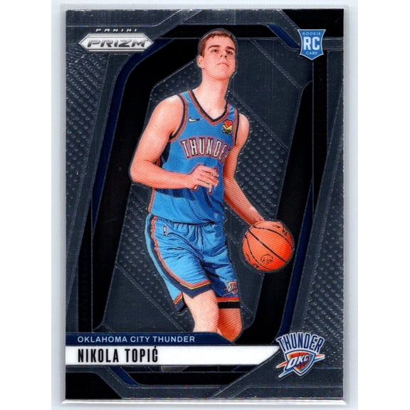 2024-25 Panini Prizm Nikola Topic RC #230 Oklahoma City Thunder NBA Trading Card