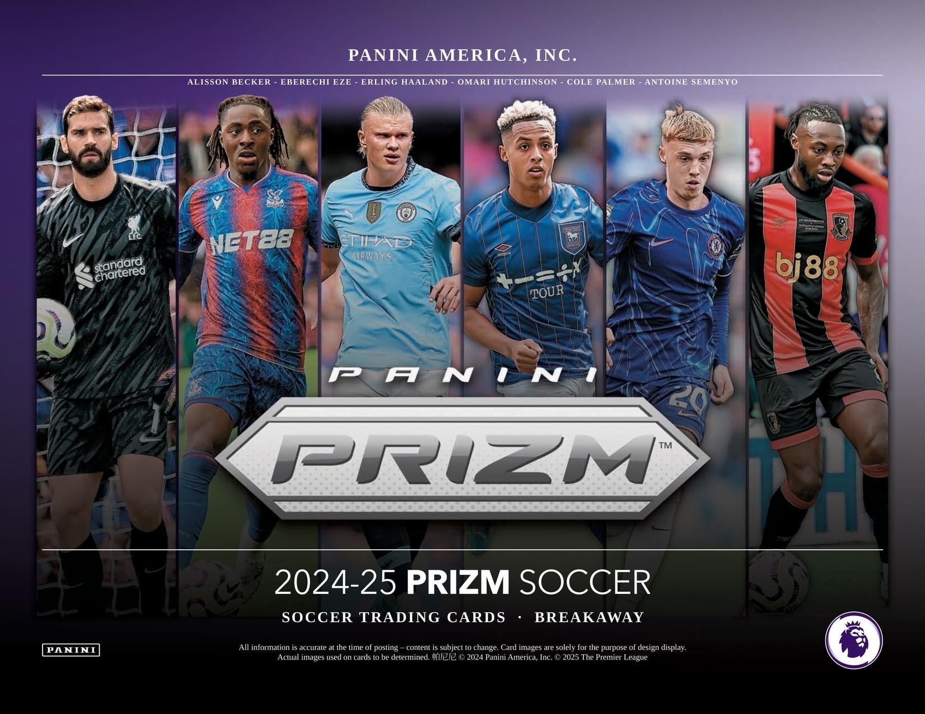 2024/25 Panini Prizm Premier League Soccer Breakaway Box