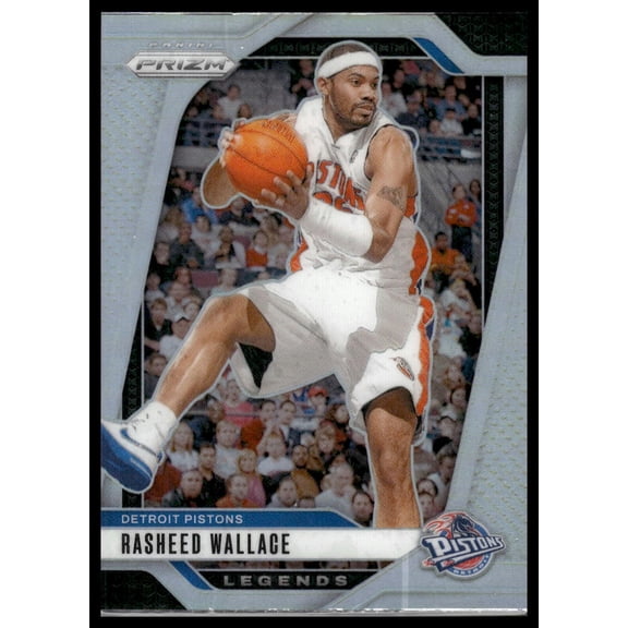 2024-25 Panini Prizm Rasheed Wallace Detroit Pistons #293 Silver Pr Basketball Card