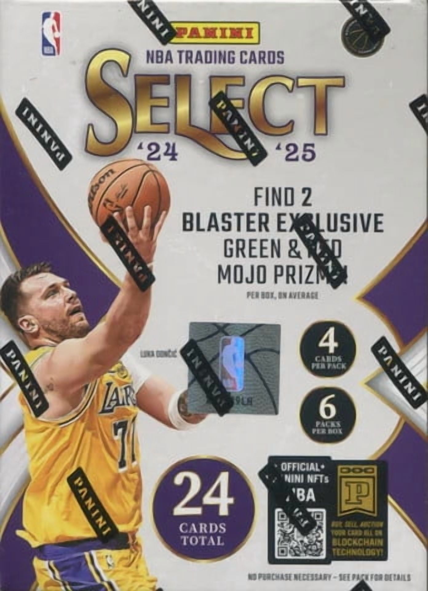 2024/25 Panini Select Basketball Hobby Blaster Box