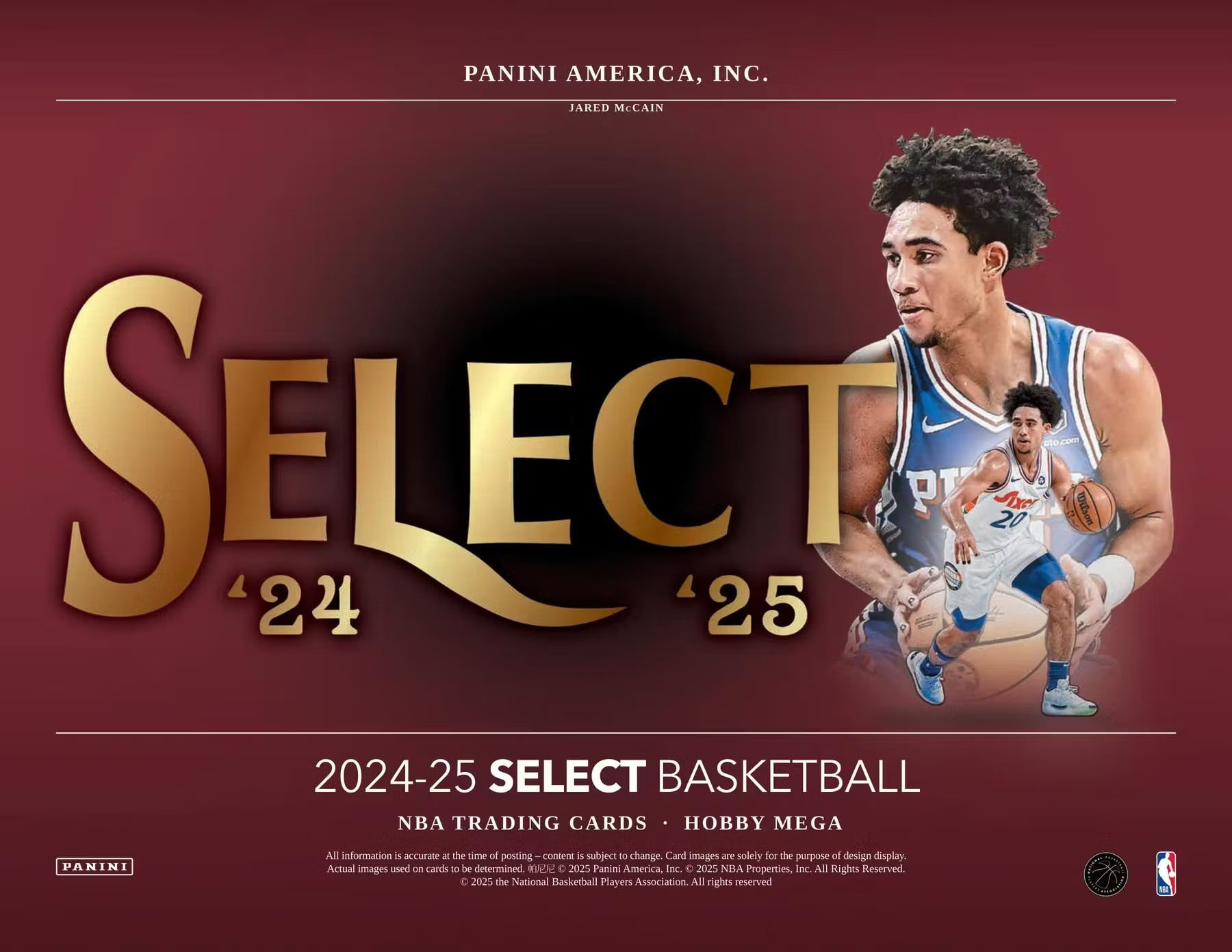 2024/25 Panini Select Basketball Hobby Mega Box