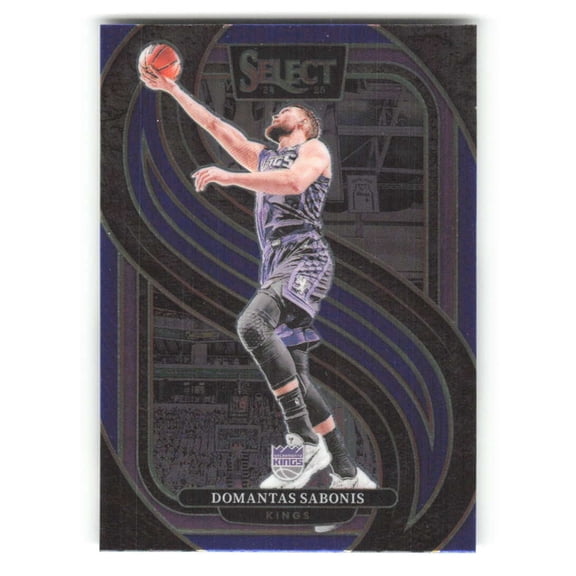 2024-25 Panini Select Blue #135 Domantas Sabonis Premier Level Sacramento Kings NBA Basketball Trading Card
