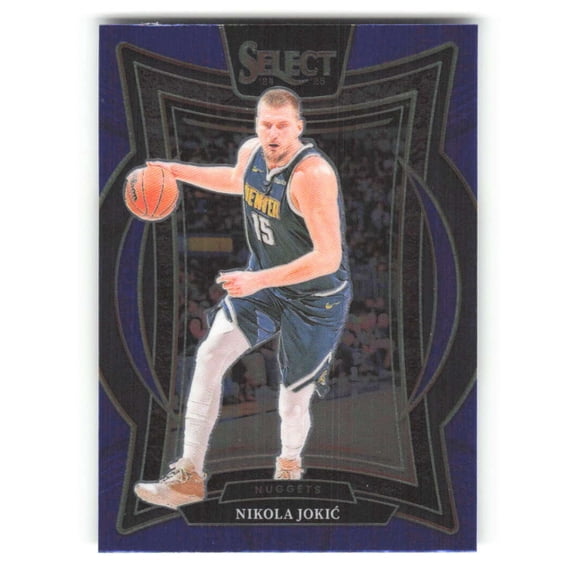 2024-25 Panini Select Blue #14 Nikola Jokic Concourse Denver Nuggets NBA Basketball Trading Card