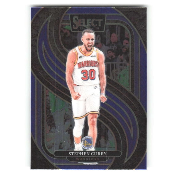 2024-25 Panini Select Blue #143 Stephen Curry Premier Level Golden State Warriors NBA Basketball Trading Card