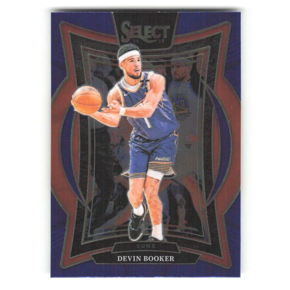 2024-25 Panini Select Blue #16 Devin Booker Concourse Phoenix Suns  NBA Basketball Trading Card