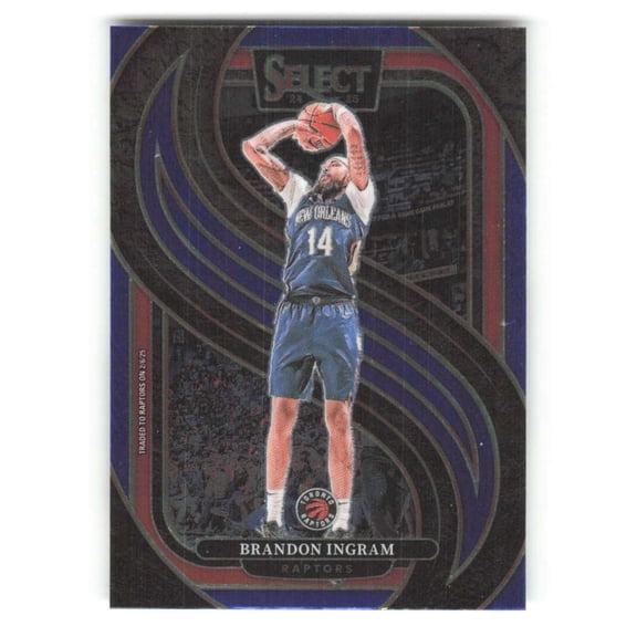 2024-25 Panini Select Blue #162 Brandon Ingram Premier Level Toronto Raptors NBA Basketball Trading Card