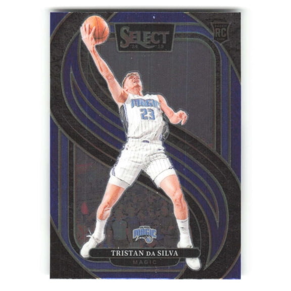 2024-25 Panini Select Blue #167 Tristan da Silva Premier Level Orlando Magic NBA Basketball Trading Card