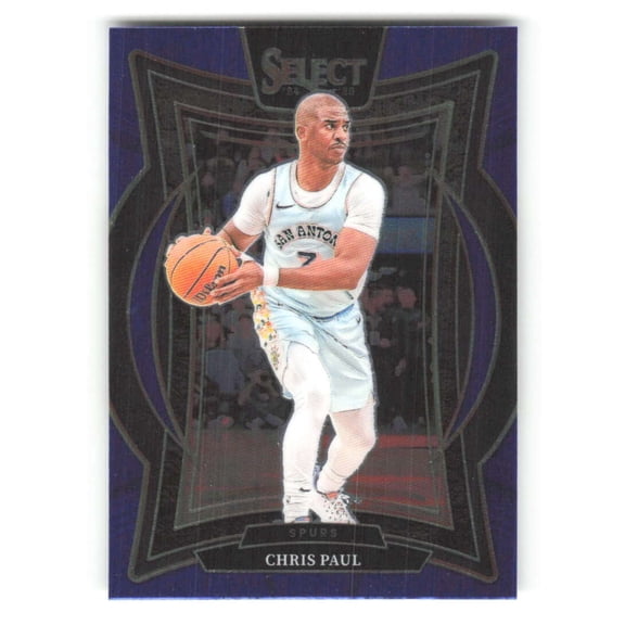 2024-25 Panini Select Blue #22 Chris Paul Concourse San Antonio Spurs NBA Basketball Trading Card