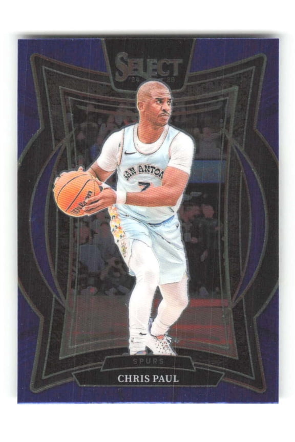 2024-25 Panini Select Blue #22 Chris Paul Concourse San Antonio Spurs  NBA Basketball Trading Card