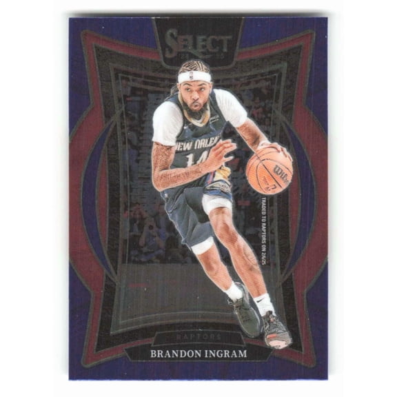 2024-25 Panini Select Blue #44 Brandon Ingram Concourse Toronto Raptors NBA Basketball Trading Card