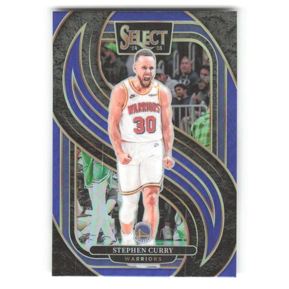 2024-25 Panini Select Blue Prizms #143 Stephen Curry Premier Level Golden State Warriors NBA Basketball Trading Card