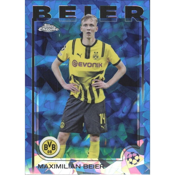 2024-25 TOPPS CHROME SAPPHIRE UEFA CLUB COMPETITIONS #159 MAXIMILIAN BEIER BORUSSIA DORTMUND