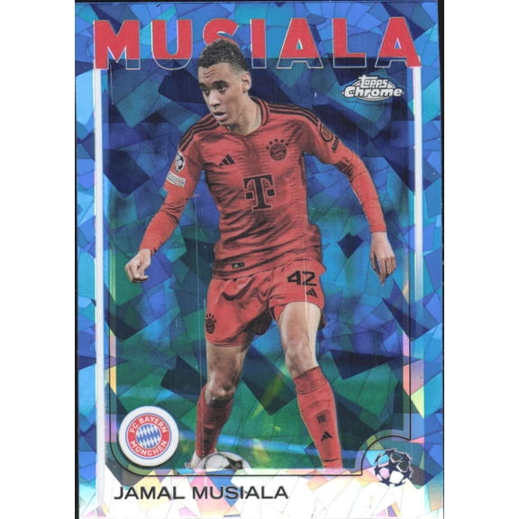 2024-25 TOPPS CHROME SAPPHIRE UEFA CLUB COMPETITIONS #42 JAMAL MUSIALA FC BAYERN M?NCHEN