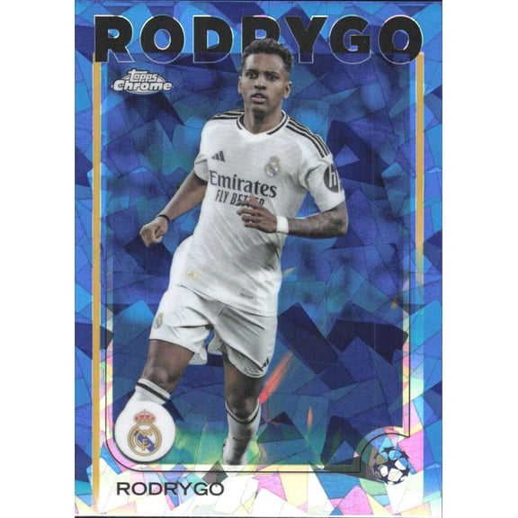 2024-25 TOPPS CHROME SAPPHIRE UEFA CLUB COMPETITIONS #48 RODRYGO REAL MADRID C.F.