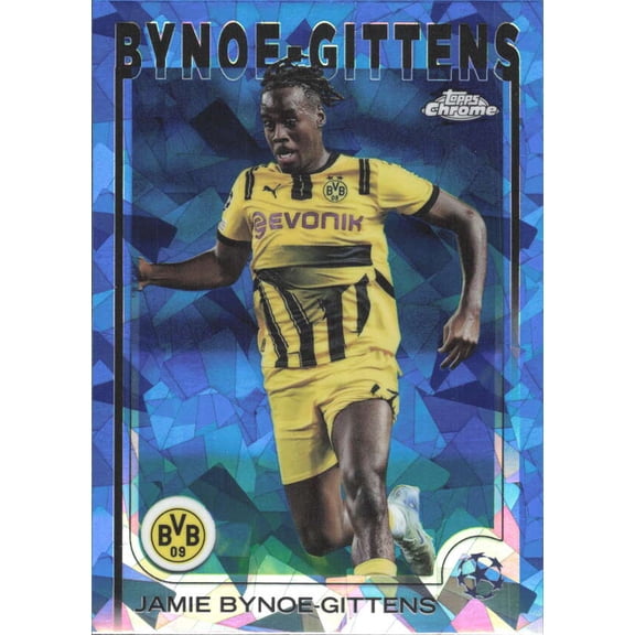 2024-25 TOPPS CHROME SAPPHIRE UEFA CLUB COMPETITIONS #58 JAMIE BYNOE-GITTENS BORUSSIA DORTMUND