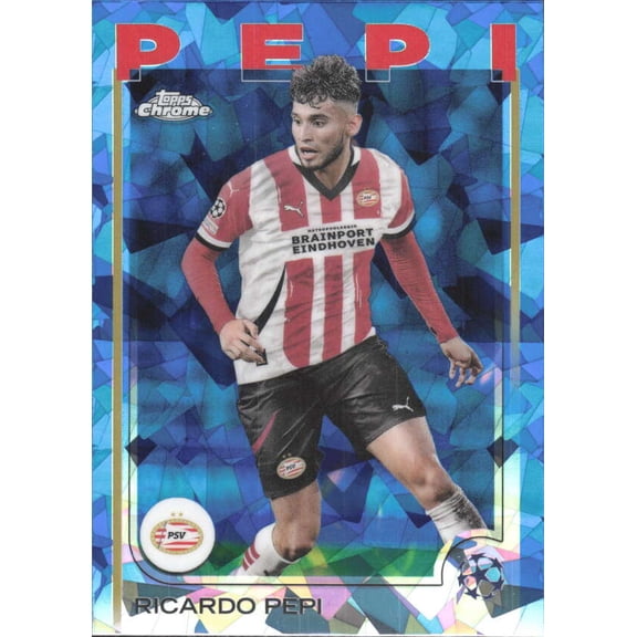 2024-25 TOPPS CHROME SAPPHIRE UEFA CLUB COMPETITIONS #63 RICARDO PEPI PSV EINDHOVEN