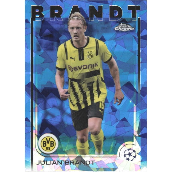 2024-25 TOPPS CHROME SAPPHIRE UEFA CLUB COMPETITIONS #90 JULIAN BRANDT BORUSSIA DORTMUND
