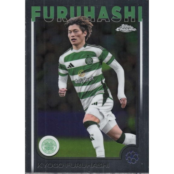 2024-25 TOPPS CHROME UEFA CLUB COMPETITIONS #140 KYOGO FURUHASHI CELTIC FC