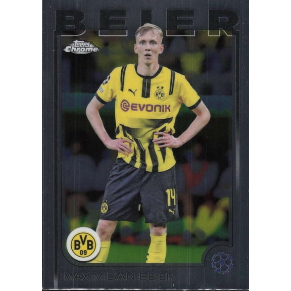 2024-25 TOPPS CHROME UEFA CLUB COMPETITIONS #159 MAXIMILIAN BEIER BORUSSIA DORTMUND