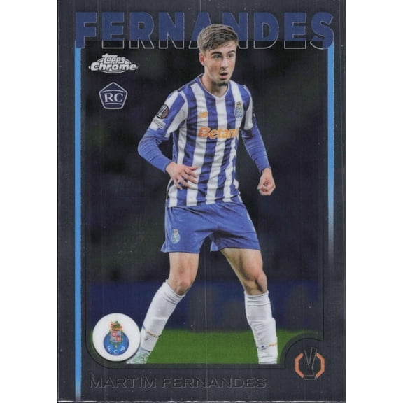 2024-25 TOPPS CHROME UEFA CLUB COMPETITIONS #187 MARTIM FERNANDES RC FC PORTO