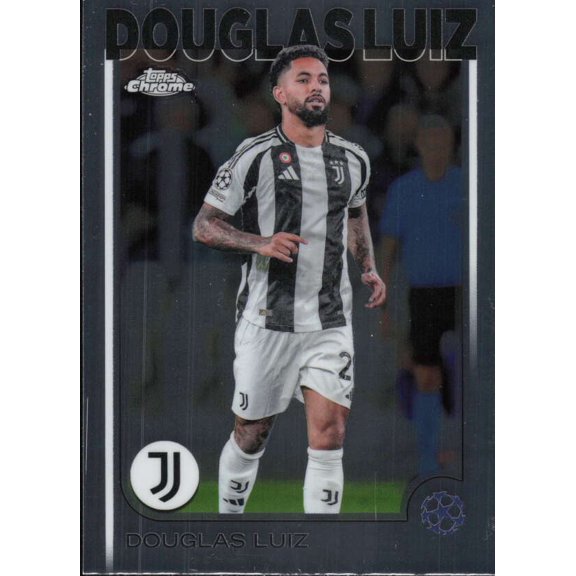 2024-25 TOPPS CHROME UEFA CLUB COMPETITIONS #25 DOUGLAS LUIZ JUVENTUS