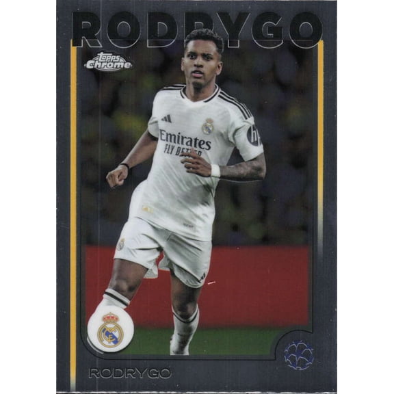 2024-25 TOPPS CHROME UEFA CLUB COMPETITIONS #48 RODRYGO REAL MADRID C.F.