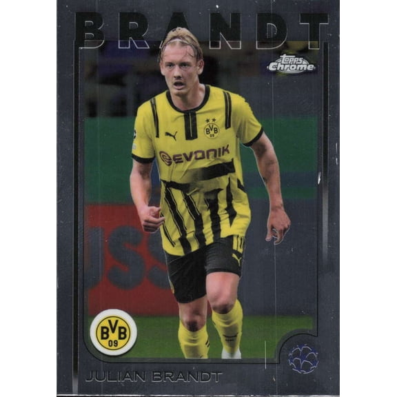 2024-25 TOPPS CHROME UEFA CLUB COMPETITIONS #90 JULIAN BRANDT BORUSSIA DORTMUND