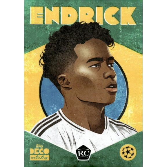 2024-25 TOPPS DECO UEFA ARTISTRY ENDRICK RC REAL MADRID