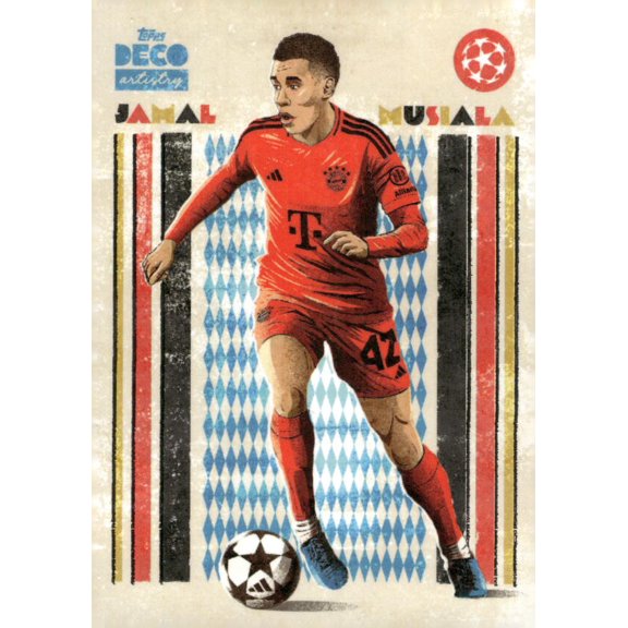 2024-25 TOPPS DECO UEFA ARTISTRY  JAMAL MUSIALA FC BAYERN