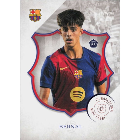 2024-25 TOPPS FC BARCELONA 125 YEARS ANNIVERSARY #11 MARC BERNA RC FC BARCELONA