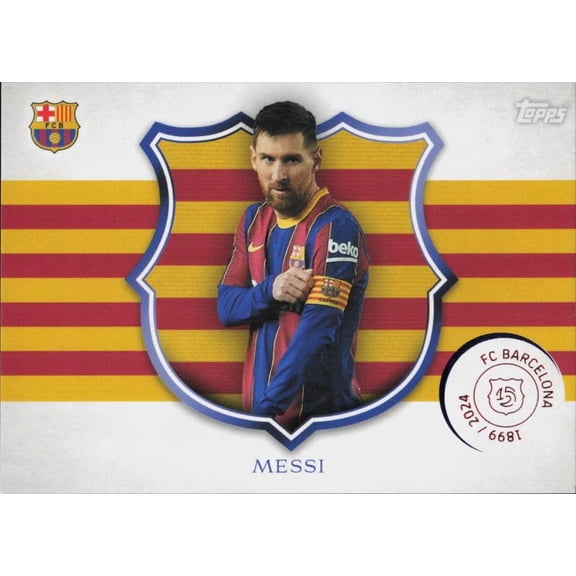 2024-25 TOPPS FC BARCELONA 125 YEARS ANNIVERSARY CAPITA #CA-5 LIONEL MESSI FC BARCELONA