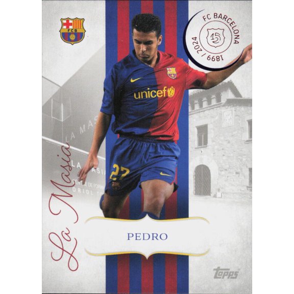 2024-25 TOPPS FC BARCELONA 125 YEARS ANNIVERSARY LA MASIA FOUNDATIONS #LM-11 PEDRO RODRIGUEZ FC BARCELONA