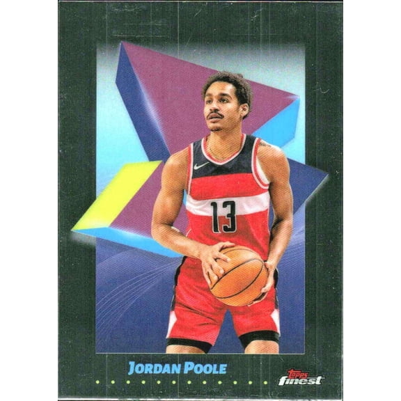 2024-25 TOPPS FINEST #100 JORDAN POOLE COMMON WASHINGTON