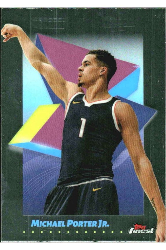 2024-25 TOPPS FINEST #27 MICHAEL PORTER JR. COMMON DENVER