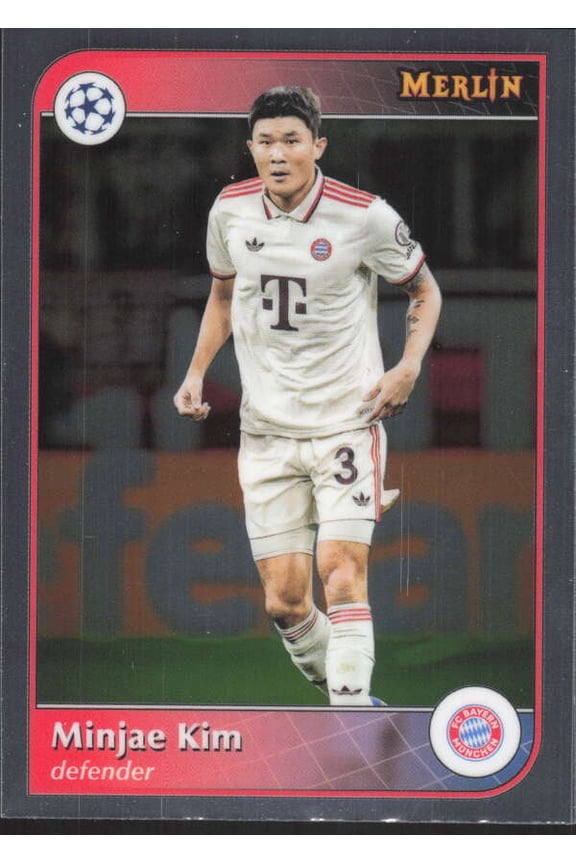 2024-25 TOPPS MERLIN UEFA CLUB COMPETITIONS #115 MINJAE KIM FC BAYERN M?NCHEN